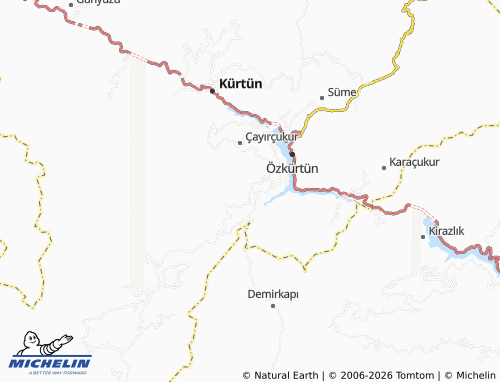 MICHELIN Demirciler map - ViaMichelin