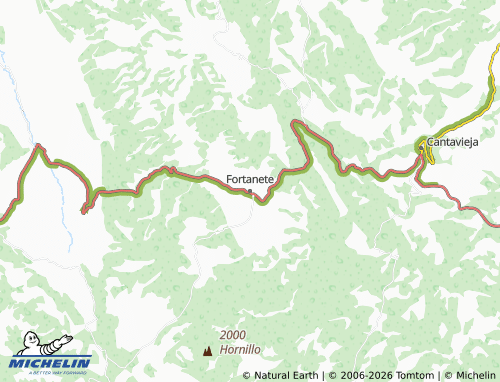 Kaart MICHELIN Fortanete - ViaMichelin