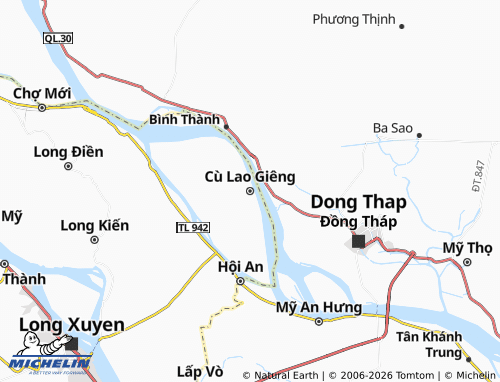 Mapa MICHELIN Mỹ Hiệp - ViaMichelin