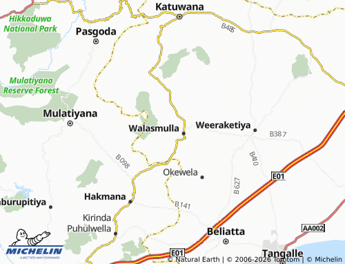 Carte MICHELIN Olu Ara - ViaMichelin