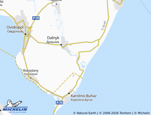 Mapa MICHELIN Hrybivka - ViaMichelin