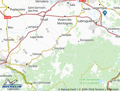 Mappa MICHELIN Massaguel - ViaMichelin