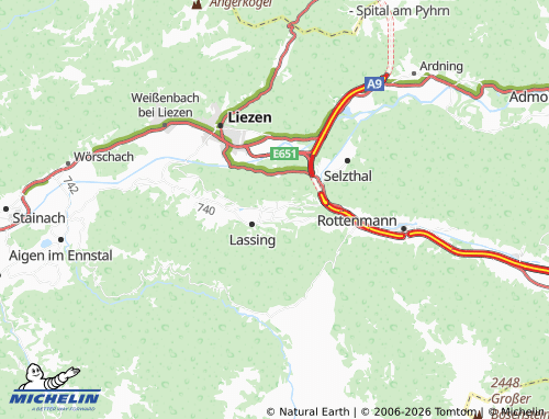 MICHELIN Niedermoos map - ViaMichelin