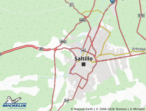 Mapa MICHELIN Obrera - ViaMichelin