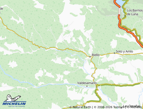 Mapa MICHELIN La Omañuela - ViaMichelin
