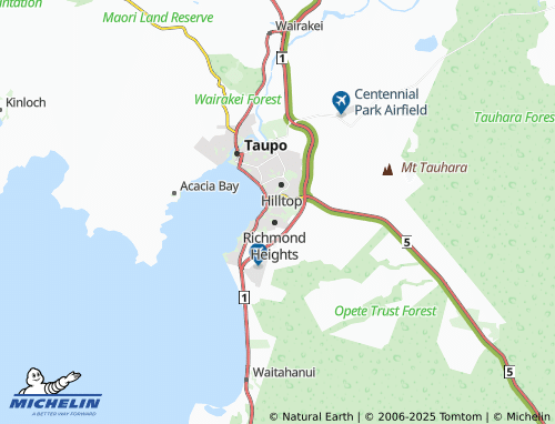 MICHELIN Waipahihi map - ViaMichelin