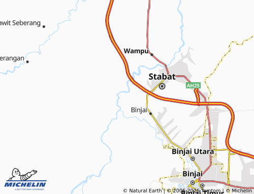 MICHELIN Pertumbukan map - ViaMichelin
