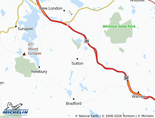 Mapa MICHELIN Sutton - ViaMichelin