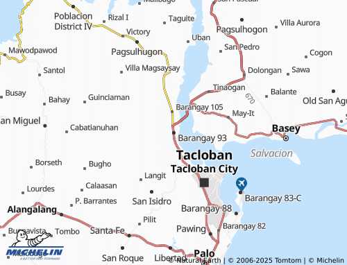 MICHELIN Bagacay map - ViaMichelin