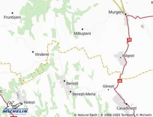 MICHELIN Aldești map - ViaMichelin