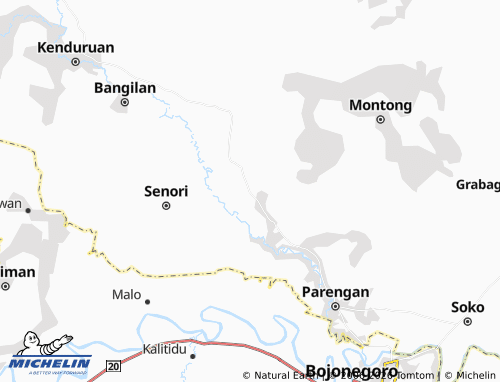 MICHELIN-Landkarte Ngawun - ViaMichelin