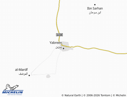 MICHELIN-Landkarte Yabreen - ViaMichelin