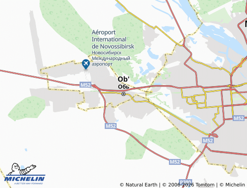 MICHELIN-Landkarte Ob' - ViaMichelin
