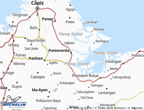 MICHELIN Tacas map - ViaMichelin