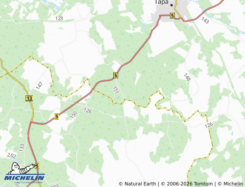 MICHELIN Räsna map - ViaMichelin