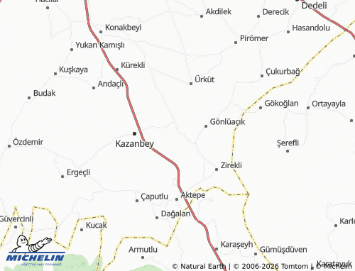 MICHELIN Gökçeali map - ViaMichelin