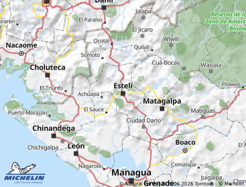 Carte MICHELIN Estelí - ViaMichelin
