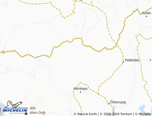 Mappa MICHELIN Kirencik - ViaMichelin