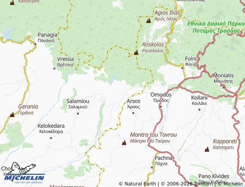 Carte MICHELIN Agios Nikolaos - ViaMichelin