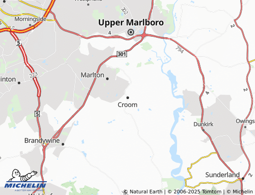 MICHELIN Croom map - ViaMichelin