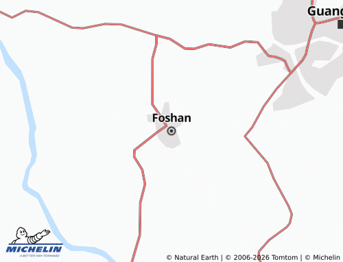 MICHELIN Foshan map - ViaMichelin
