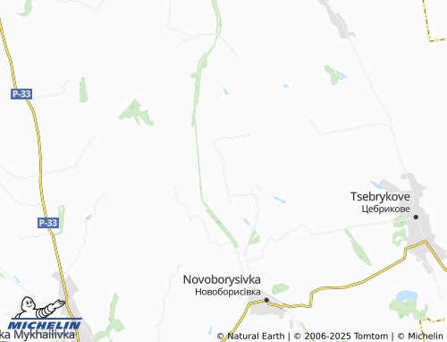MICHELIN Novoromanivka map - ViaMichelin