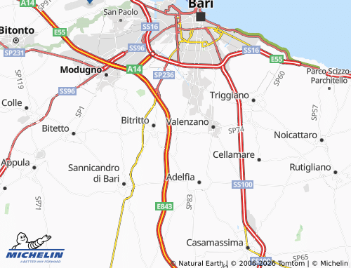 MICHELIN-Landkarte Loseto - ViaMichelin