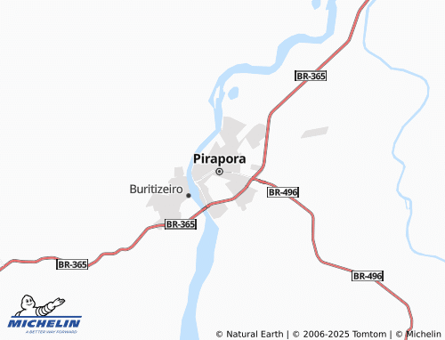 MICHELIN Santos Dumont map - ViaMichelin