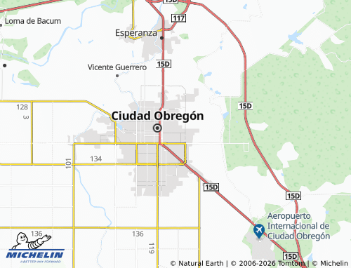 MICHELIN Linda Vista map - ViaMichelin