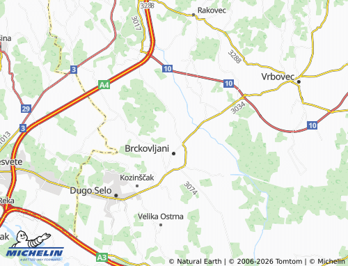 MICHELIN-Landkarte Stančić - ViaMichelin