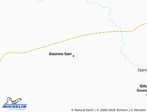 Mappa MICHELIN Gounou Gan - ViaMichelin
