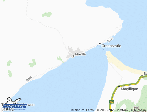 Mapa MICHELIN Moville - ViaMichelin