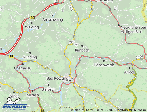 Mapa MICHELIN Voggendorf - ViaMichelin