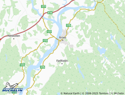 MICHELIN Solbakken map - ViaMichelin