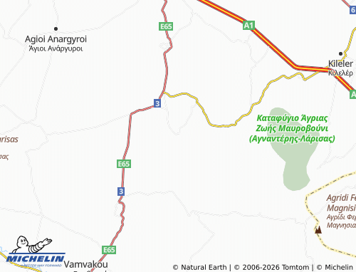 MICHELIN Dilofo map - ViaMichelin