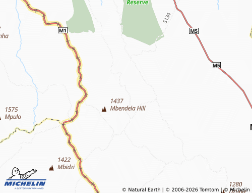 MICHELIN Dauka map - ViaMichelin