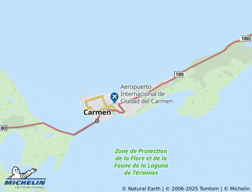 MICHELIN Residencial Carmen map - ViaMichelin