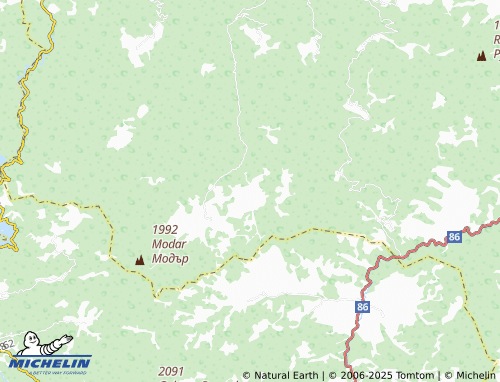 MICHELIN Sitovo map - ViaMichelin