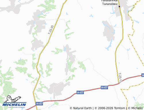 Mappa MICHELIN Chernetske - ViaMichelin
