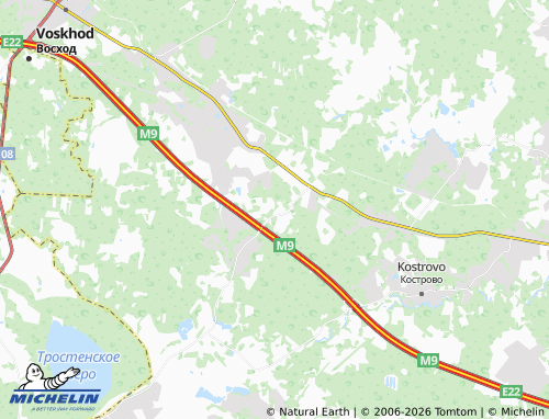 Carte MICHELIN Veretenki - ViaMichelin