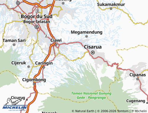 MICHELIN Sukamanah map - ViaMichelin