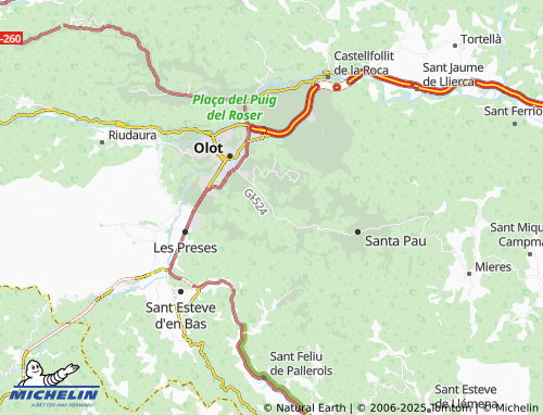MICHELIN Can Blanc map - ViaMichelin