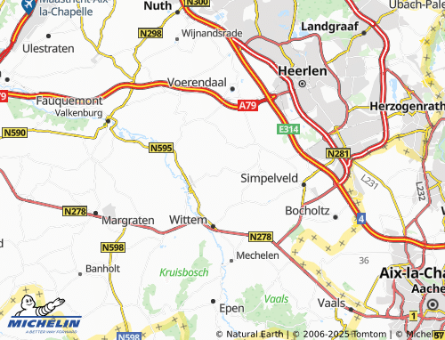 MICHELIN-Landkarte Elkenrade - ViaMichelin