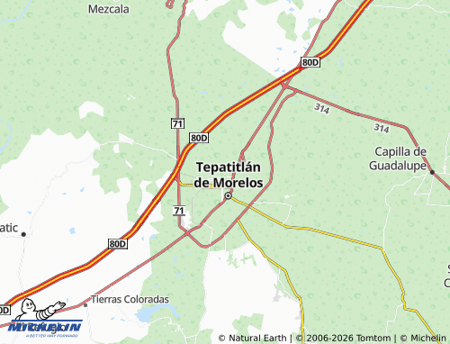 Mappa MICHELIN San Javier II Sección - ViaMichelin