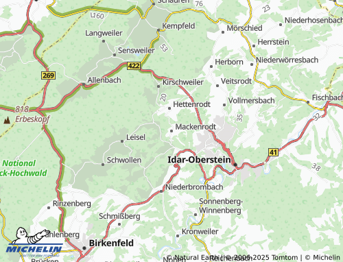 MICHELIN Mackenrodt map - ViaMichelin