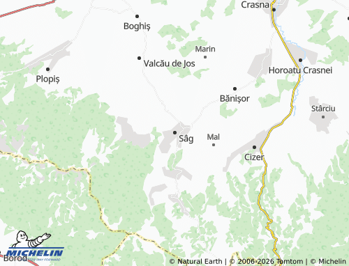 Mappa MICHELIN Sâg - ViaMichelin