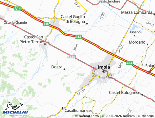 Mappa MICHELIN Ca' del Vento - ViaMichelin