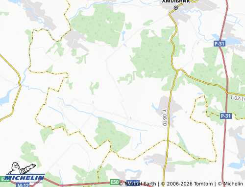 Mappa MICHELIN Lysohirka - ViaMichelin