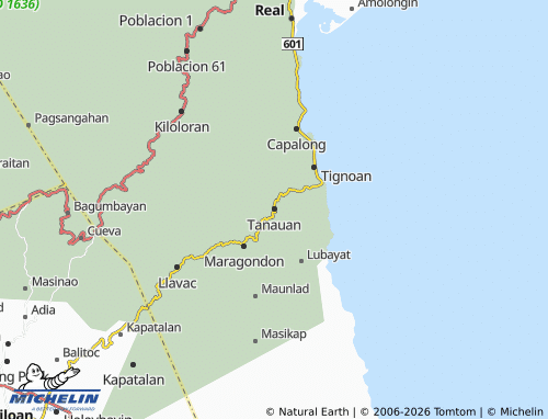 MICHELIN Tanauan map - ViaMichelin