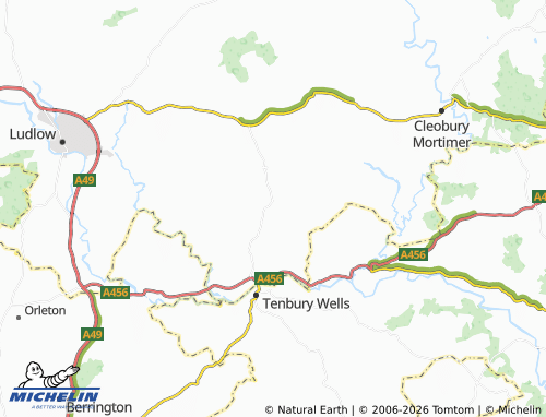 Carte MICHELIN Nash - ViaMichelin